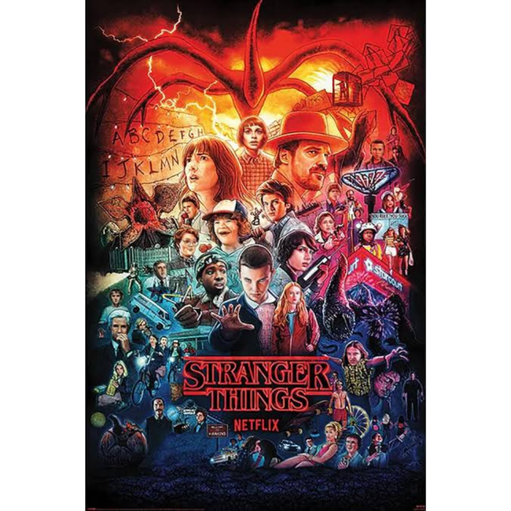 Poster 3d Stranger Things